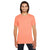 Threadfast Unisex Tangerine Pigment Dye Short-Sleeve T-Shirt