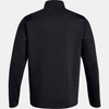 Under Armour Men's Black Hustle Fleece 1/4 Zip