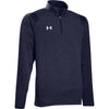 Under Armour Men's Midnight Navy Hustle Fleece 1/4 Zip