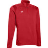 Under Armour Men's Red Hustle Fleece 1/4 Zip