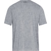 Under Armour Men's Overcast Grey Threadborne Printed Short Sleeve