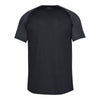 Under Armour Men's Anthracite Black MK1 Dash Fade Short Sleeve T Shirt