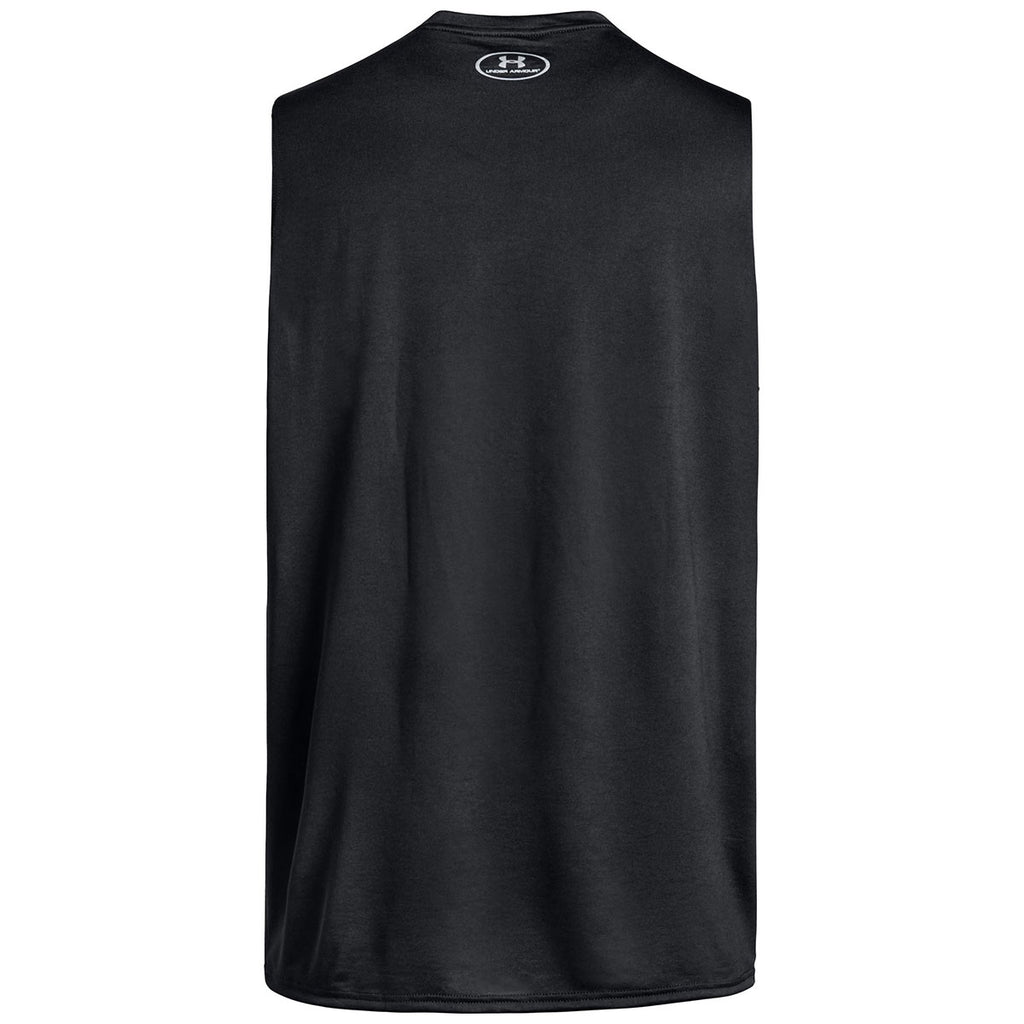 Under Armour Men's Black Sleeveless Locker Tee