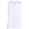 Under Armour Men's White Sleeveless Locker Tee