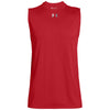 Under Armour Men's Red Sleeveless Locker Tee