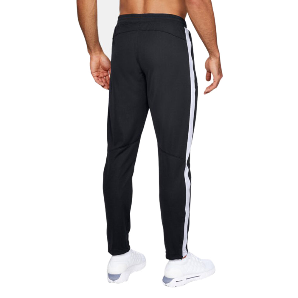 Under Armour Men's Black/White Sportstyle Pique Pant