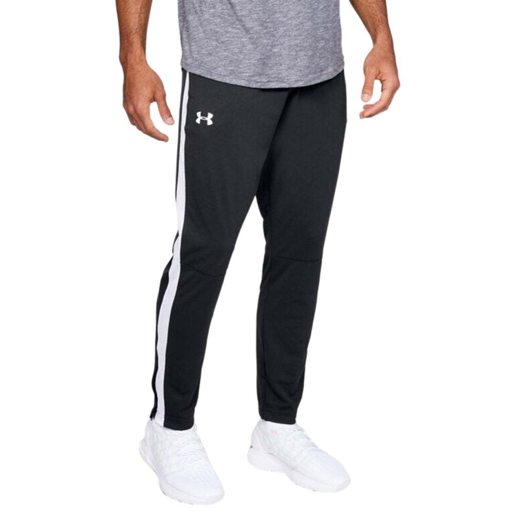 Under Armour Men's Black/White Sportstyle Pique Pant