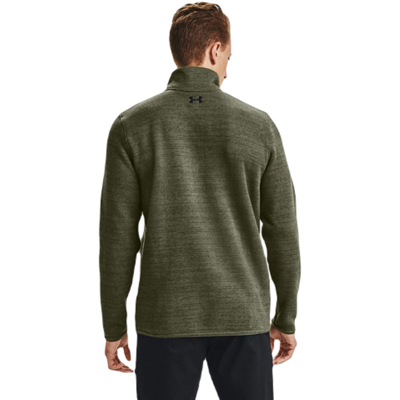 Under Armour Men's Marine OD Green Henley Long Sleeve