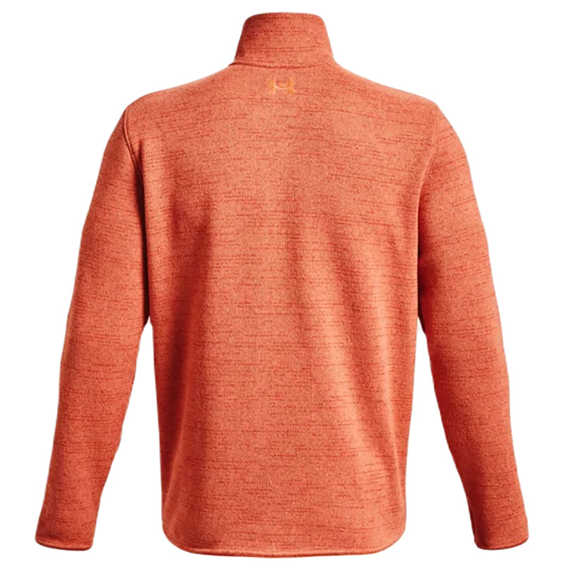 Under Armour Men's Papaya Medium Heather Henley Long Sleeve