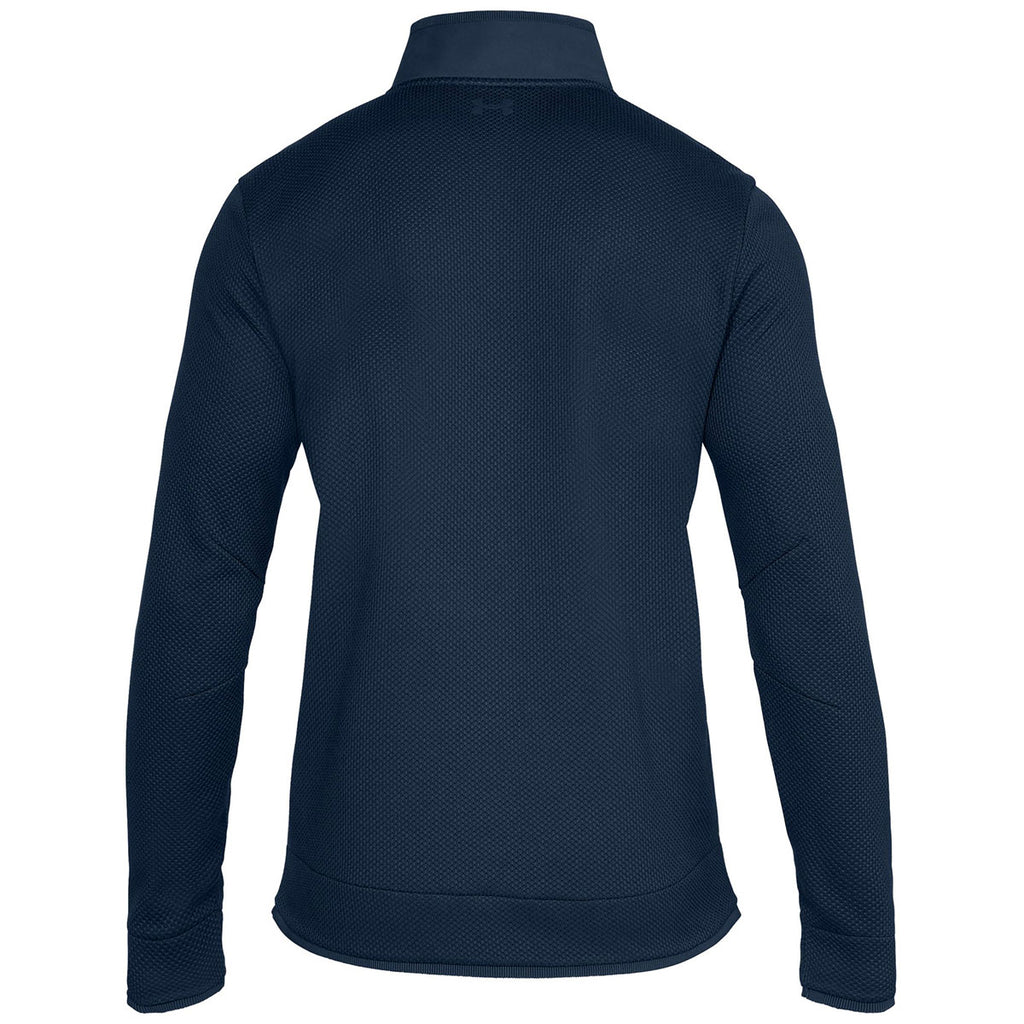 Under Armour Men's Academy Sweaterfleece Snap Mock Neck