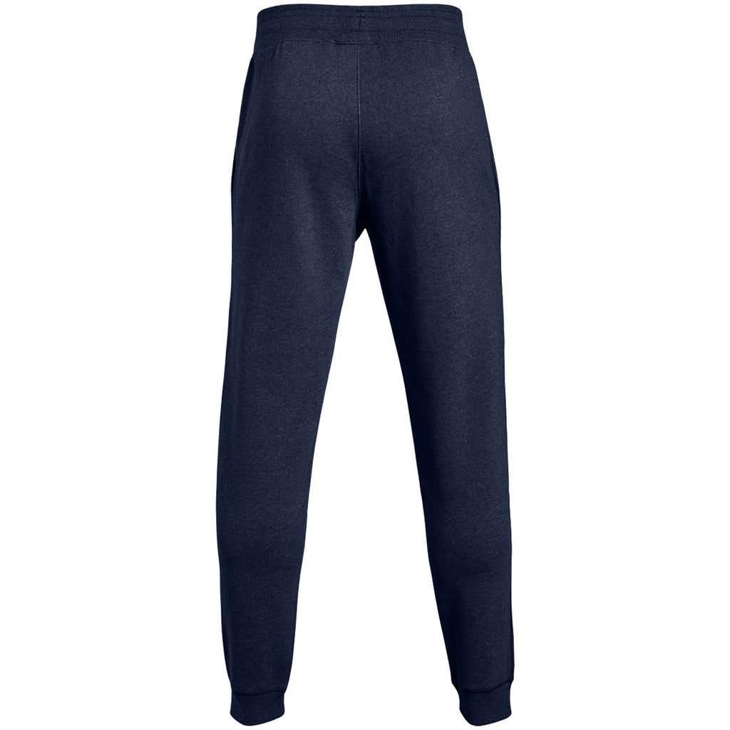 Under Armour Men's Midnight Navy Light Heather Hustle Fleece Jogger