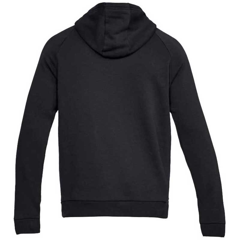 Under Armour Men's Black Rival Fleece Pullover Hoodie