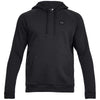 Under Armour Men's Black Rival Fleece Pullover Hoodie