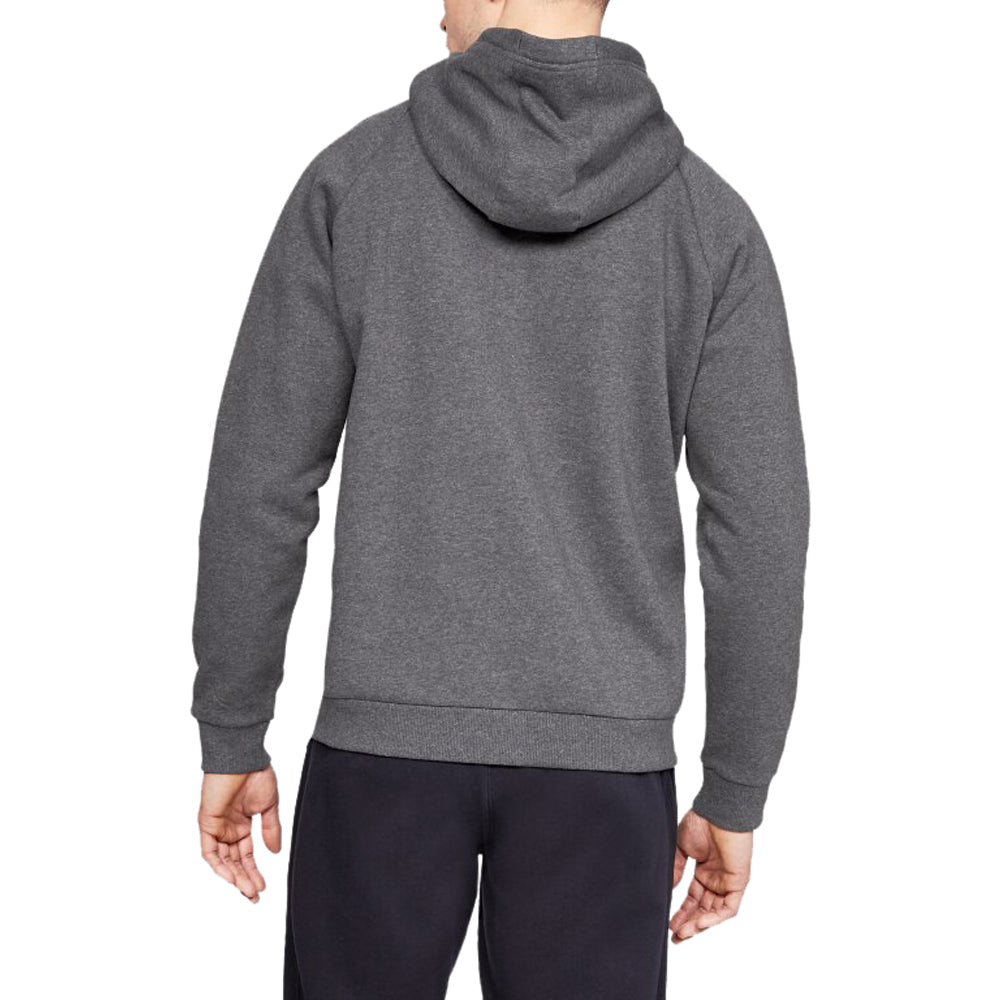 Under Armour Men's Charcoal Rival Fleece Full-Zip Hoodie