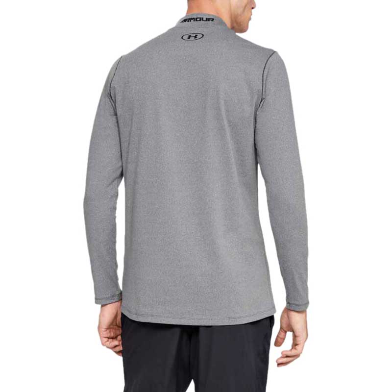 Under Armour Men's Charcoal Light Heather CG Mock Fitted