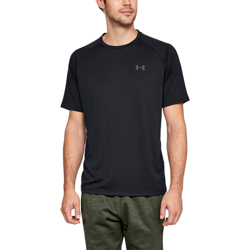 Under Armour Men's Black Tech 2.0 Short Sleeve Tee