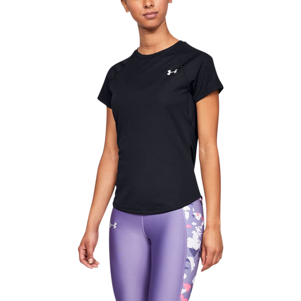 Under Armour Women's Black Speed Stride Short Sleeve