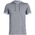 Under Armour Men's Steel Full Heather Team Stadium Short Sleeve Hoody