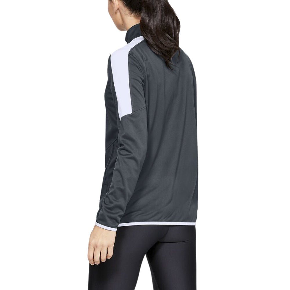 Under Armour Women's Stealth Grey Rival Knit Jacket