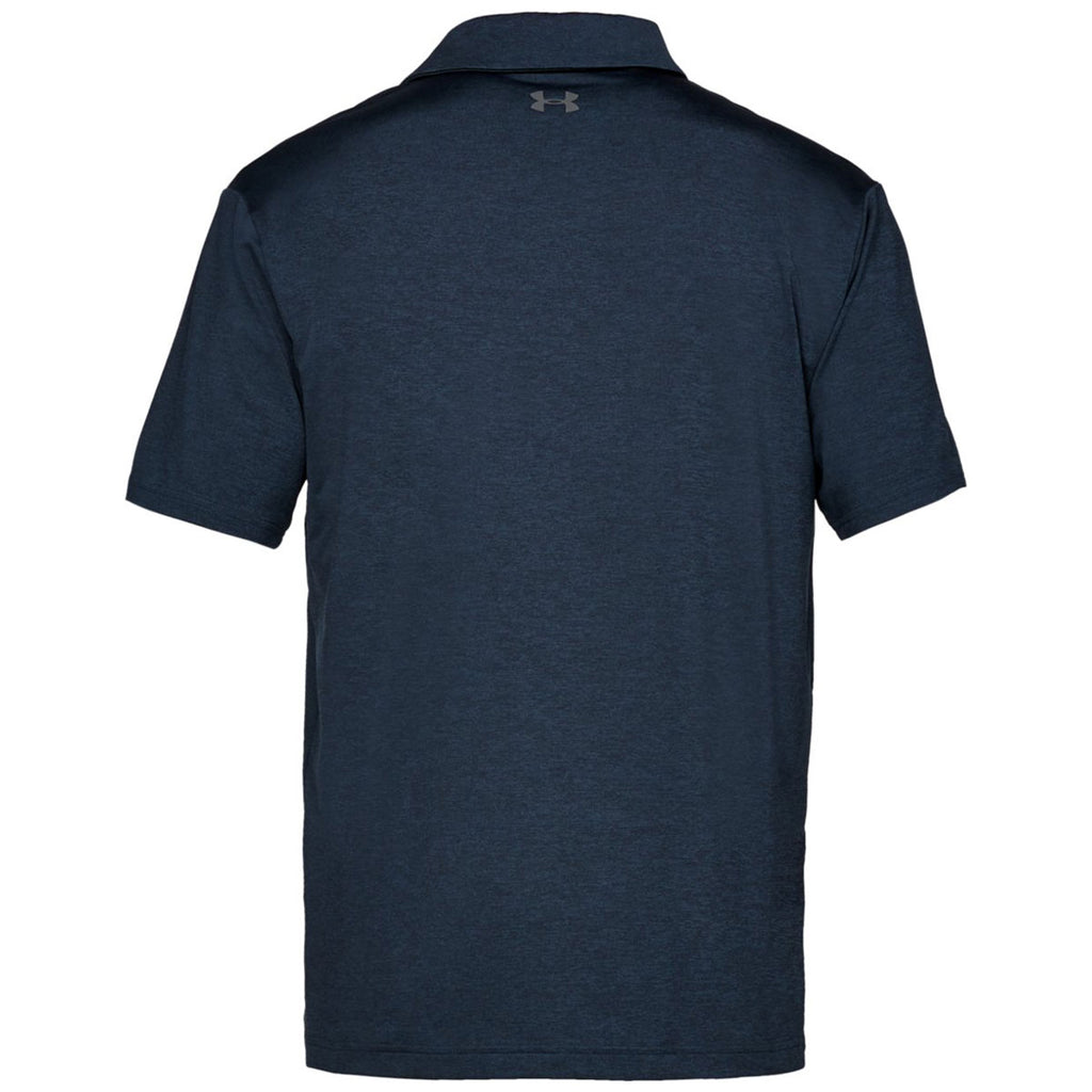 Under Armour Men's Navy/Pitch Grey Academy Playoff 2.0 Polo