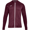 Under Armour Men's Maroon Qualifier Hybrid Warm-Up Jacket