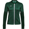 Under Armour Women's Forest Green Qualifier Hybrid Warm-Up Jacket