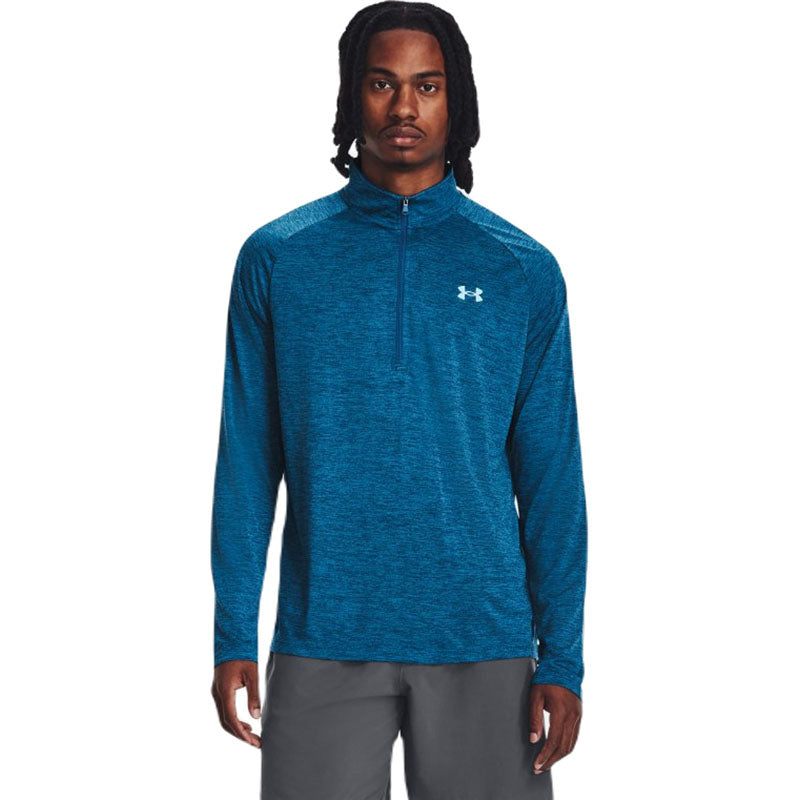 Under Armour Men's Varsity Blue/Cosmic Blue/Blizzard Tech 2.0 Half Zip