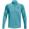 Under Armour Men's Glacier Blue/Black Tech 2.0 Half Zip