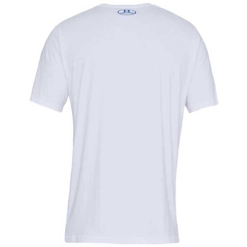 Under Armour Men's White Big Logo Short Sleeve