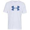 Under Armour Men's White Big Logo Short Sleeve