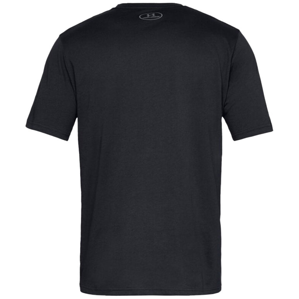 Under Armour Men's Black Big Logo Short Sleeve