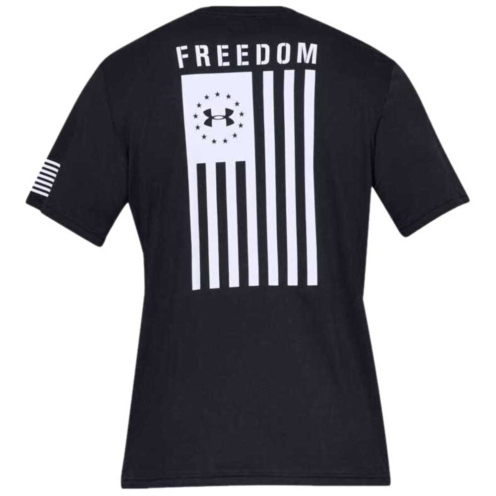 Under Armour Men's Black/White Freedom Flag Tee