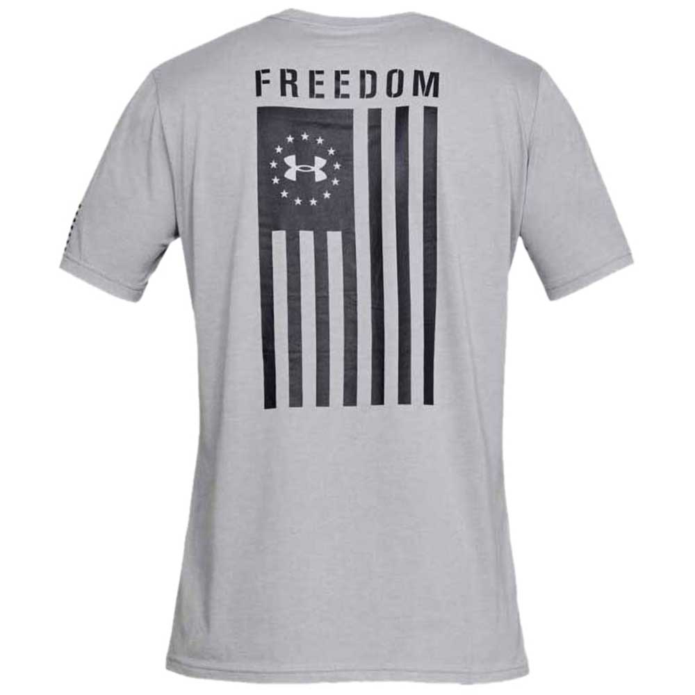 Under Armour Men's Steel Medium Heather Freedom Flag Tee