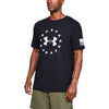 Under Armour Men's Black Freedom Logo Tee