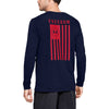 Under Armour Men's Academy Freedom Flag Long Sleeve Tee