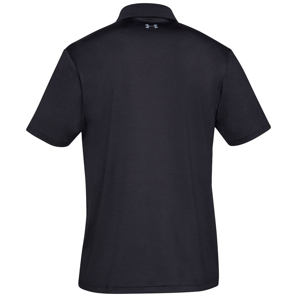 Under Armour Men's Black Performance Polo 2.0