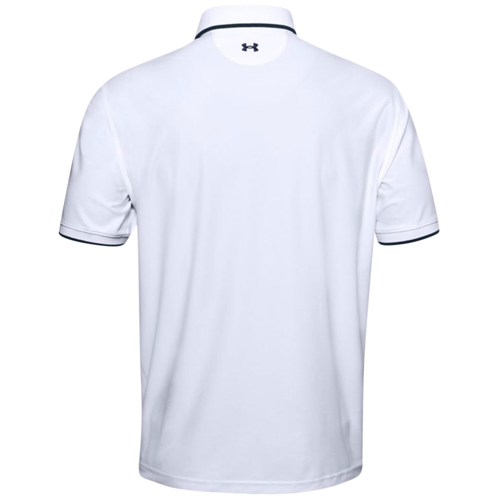 Under Armour Men's White UA Playoff Pique Polo