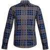 Under Armour Men's Brown Umber UA Tradesman Flannel 2.0