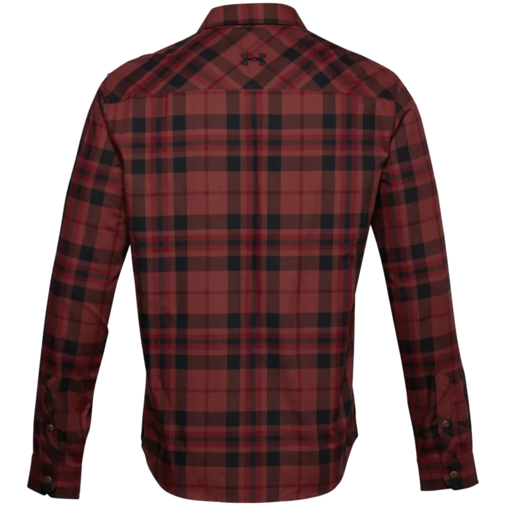 Under Armour Men's Cinna Red UA Tradesman Flannel 2.0