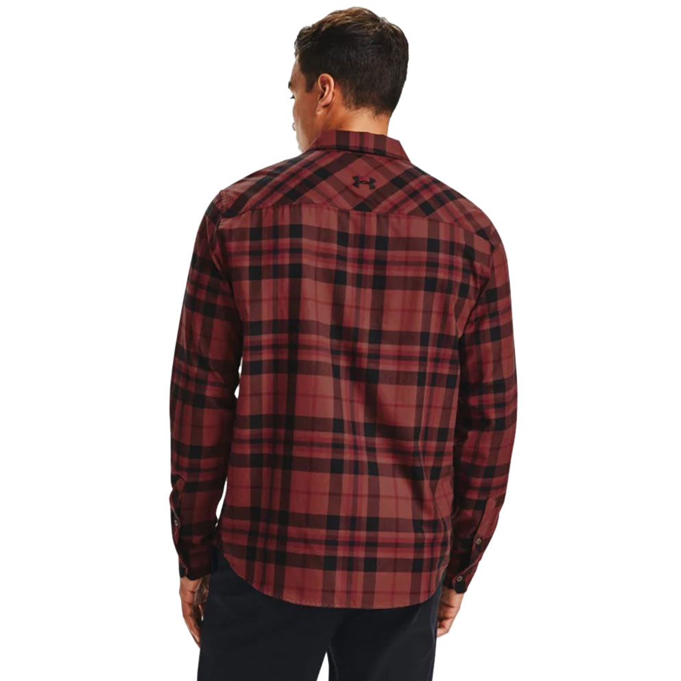 Under Armour Men's Cinna Red UA Tradesman Flannel 2.0