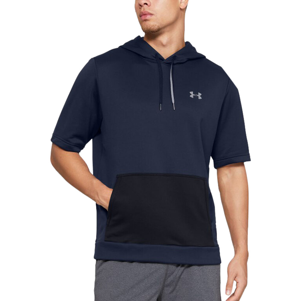 Under Armour Men's Midnight Navy M IL Utility Short Sleeve Cage Hoodie