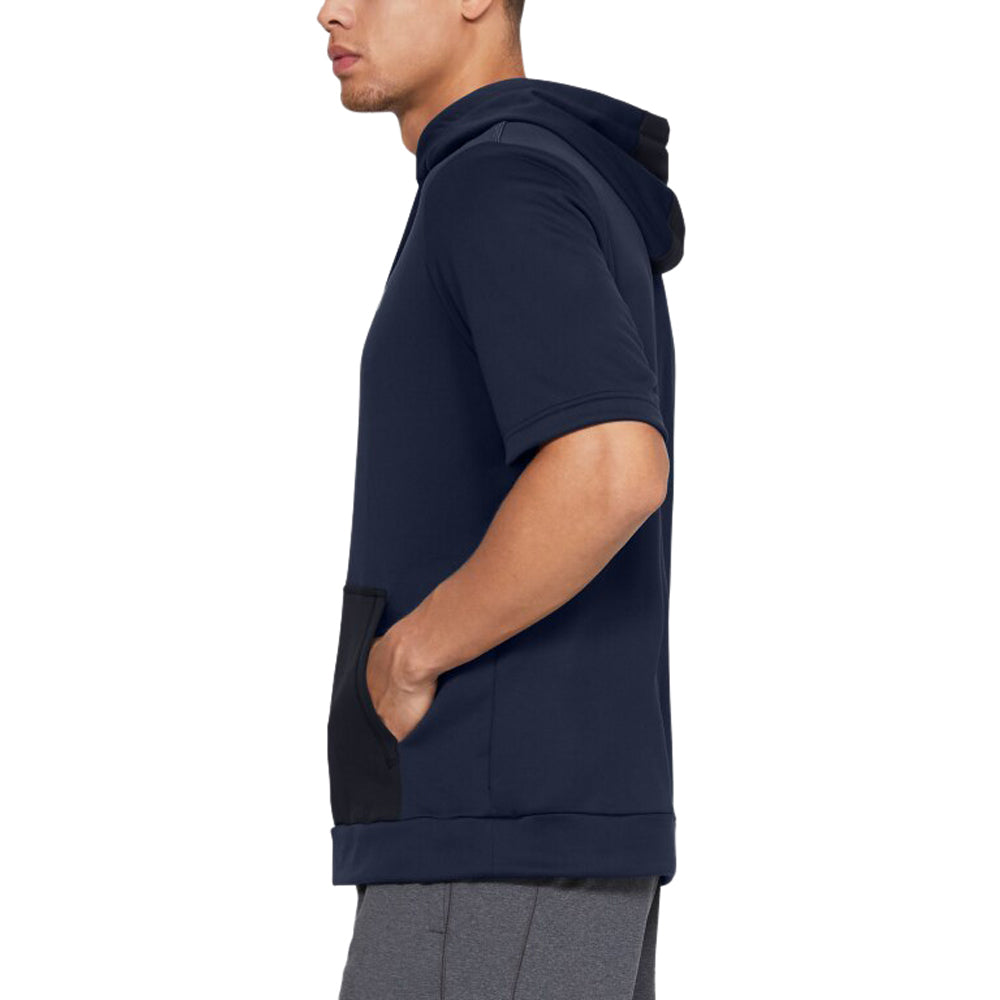 Under Armour Men's Midnight Navy M IL Utility Short Sleeve Cage Hoodie