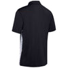 Under Armour Men's Black Stripe Mix-Up Polo