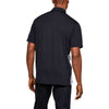 Under Armour Men's Black Stripe Mix-Up Polo