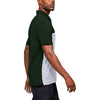 Under Armour Men's Forest Green Stripe Mix-Up Polo