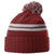 Richardson Heather Red Short Pom Beanie