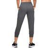 Under Armour Women's Heather Grey/Black Tech Capri