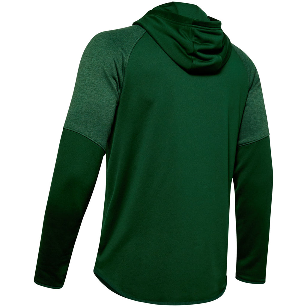 Under Armour Men's Forest Green Qualifier Fleece Anorak