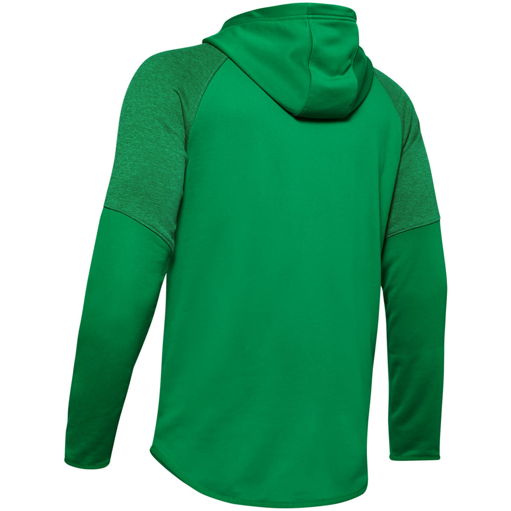 Under Armour Men's Team Kelly Green Qualifier Fleece Anorak