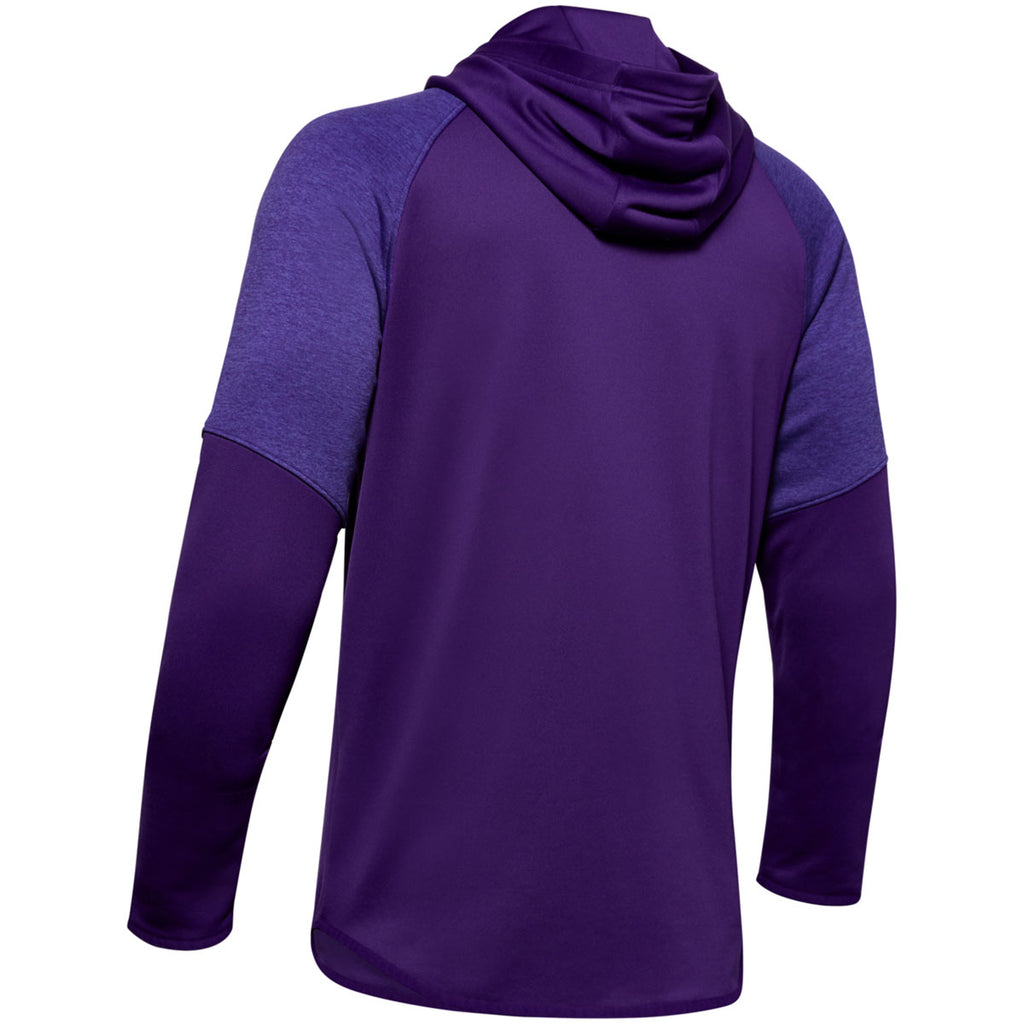 Under Armour Men's Purple Qualifier Fleece Anorak